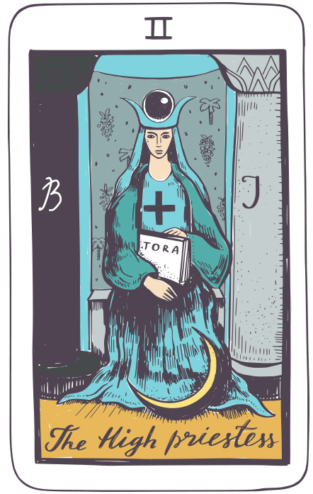 La Sacerdotisa - Tarot Rider Waite