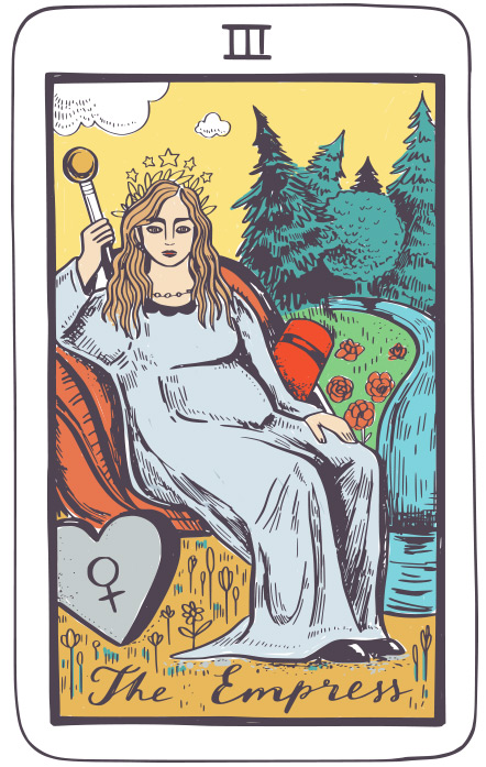 La Emperatriz - Tarot Rider Waite
